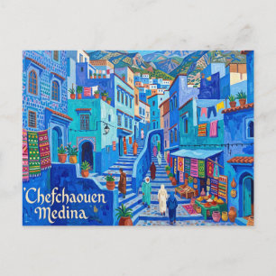 Carte Postale Médina de Chefchaouen Maroc