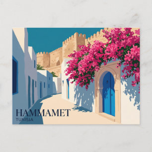 Carte Postale Médina de Hammamet Tunisie