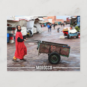 Carte Postale Médina de Marrakech - Marrakech Souk, Maroc