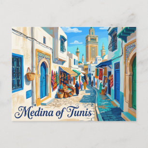 Carte Postale Médina de Tunis Tunisie