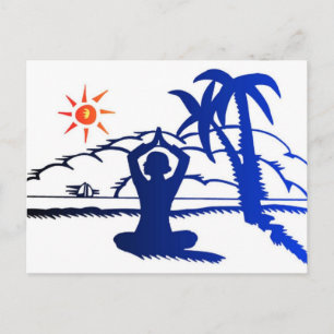 Carte postale - Méditation