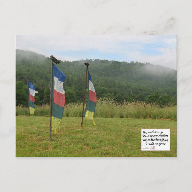 Carte Postale Méditation (Devant)