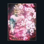 Carte Postale *~* Méditation Bouddha Zen Méditer Fleurs rose<br><div class="desc">BUDDDHA - BUDDHISM Créatif Pastel Artsy Artistique Pastel PINK CARTE POSTALE / CARTE POST * Énergie Bouddha amélioré Nouvel Âge Zen Bouddhiste Spirituel Métaphysique design. Une belle statue BUDDHA / BUDDHISM que moderne Populaire Professional CALMING ZEN design rempli. Ceci peut être considéré comme un Esoteric BOHO MODERN populaire MYSTIC BUDDHISM...</div>