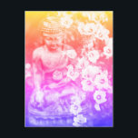 Carte Postale *~* Méditation Bouddha Zen Méditer Floral Bold<br><div class="desc">BOUDDDHA - BUDDHISM Creative Pastel Artsy Lavande Colorée Artistique Peach Pink Gold Pastel Ombre L POSTCARD / POST CARD * Énergie Bouddha Amélioré / BUDDHISM Nouvel Âge Bouddhiste Spirituel Métaphysique Design. Une belle statue BUDDHISM BUDDHA que moderne Populaire Professional CALMING ZEN a rempli le design. Ceci peut être considéré comme...</div>