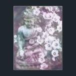 Carte Postale *~* Méditation Bouddha Zen Méditer Lavande Florale<br><div class="desc">BUDDDHA - BUDDHISM Creative Pastel artsy Artistique Pastel Ombre Lavender et Aqua POSTCARD / POST CARD * Énergie Bouddha bouddha amélioré BUDDHISM Nouvel Âge Zen Bouddhiste Spirituel Design métaphysique. Une belle statue de BUDDHA que moderne Populaire Professional CALMING ZEN a rempli le design. Ceci peut être considéré comme un BUDDHISME...</div>