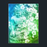Carte Postale *~* Méditation Bouddha Zen Méditer Ombre Floral Fl<br><div class="desc">BUDDDHA - BUDDHISM Créatif Pastel Artsy Artistique Coloré TURQUOISE AQUA GREEN LIME Gradient Ombre POSTCARD / POST CARD * Energy Enhanced Bouddha New Age Zen Bouddhiste Spirituel Métaphysique design. Une belle statue de BUDDHA que BUDDHISM moderne Populaire professionnel CALMING ZEN design rempli. Ceci peut être considéré comme un Esoteric BOHO...</div>