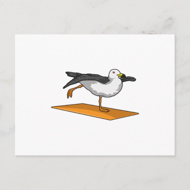 Carte Postale Méditation de Yoga de Seagull Fitness (Devant)