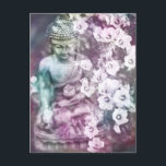 Carte Postale *~* Méditation Pastel Zen Bouddha Méditer Fleurs<br><div class="desc">BUDDDHA - BUDDHISM Créatif Pastel Artsy Artistique CARTE POSTALE / CARTE POST * Énergie Bouddha Amélioré Nouvel Âge Bouddhiste Zen Design spirituel Métaphysique. Une belle statue BUDDHA / BUDDHISM que moderne Populaire Professional CALMING ZEN design rempli. Ceci peut être considéré comme un Esoteric BOHO MODERN populaire MYSTIC BUDDHISM Guérison Conception...</div>