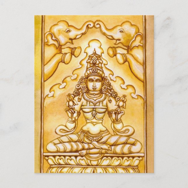 Carte postale Méditation Spirituelle Inde (Devant)