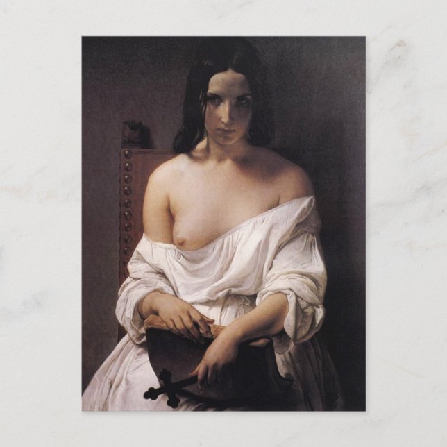 Carte Postale Méditation sur l'histoire de l'Italie (Devant)