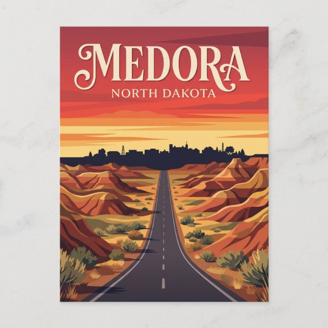 Carte Postale Medora États-Unis (Devant)