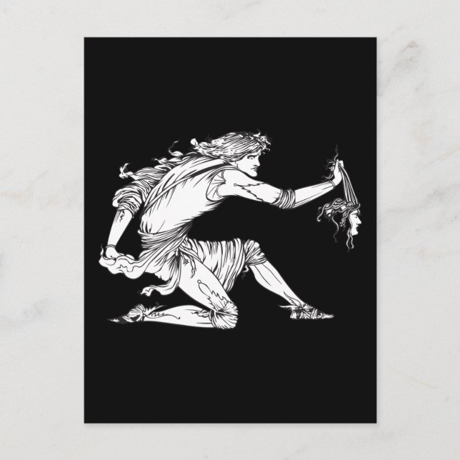 Carte Postale Medusa Aubrey Beardsley (Devant)