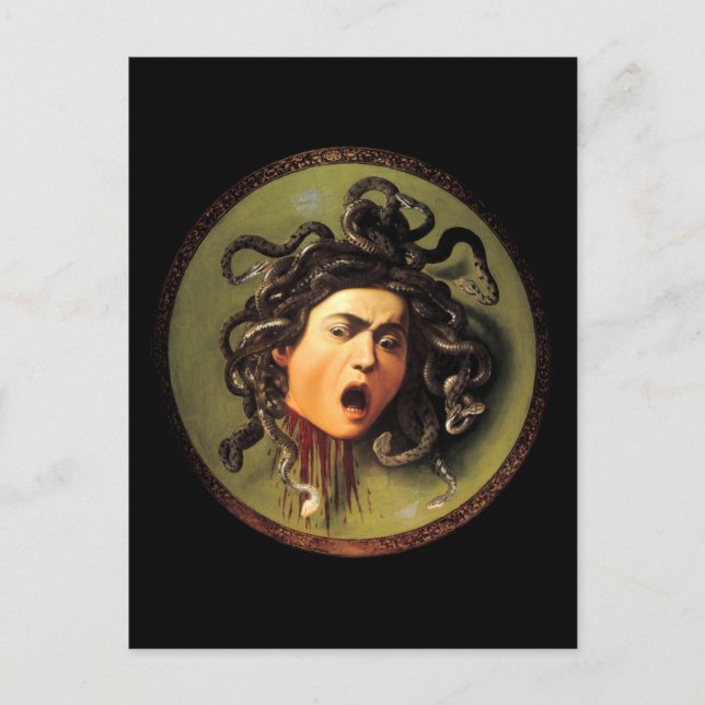 Carte Postale Medusa, Caravaggio (Devant)