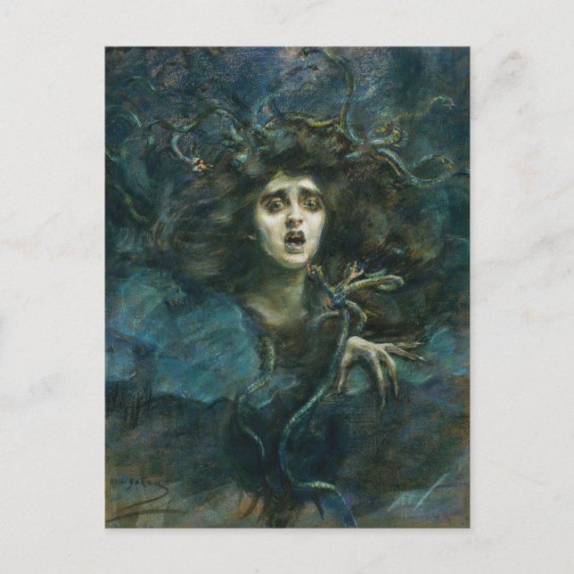 Carte Postale Medusa par Alice Pike Barney (Devant)