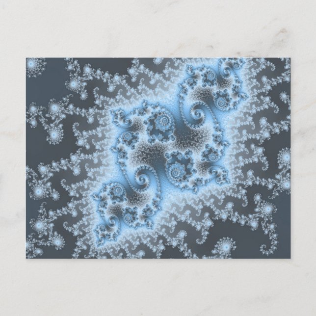 Carte postale Méduse Bleue (Devant)