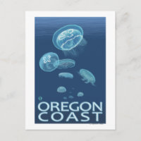 Méduse de la côte de l'Oregon