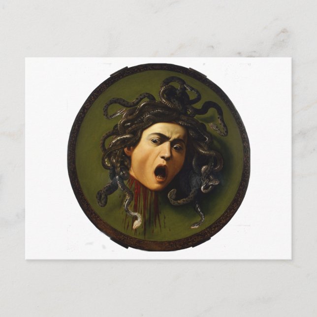 Carte Postale Méduse par Caravage (Devant)