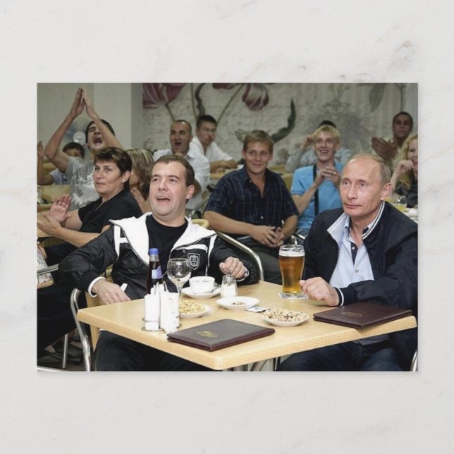 Carte Postale MEdvedev et Poutine (Devant)
