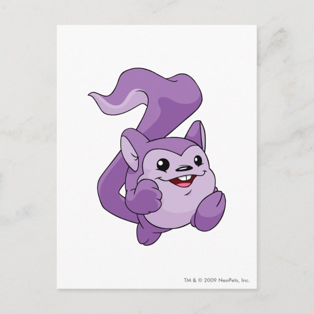 Carte Postale Meerca Purple (Devant)