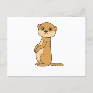 Carte Postale Meerkat Sweet Animaux Pour Enfants