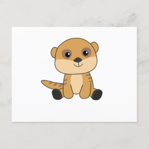 Carte Postale Meerkat Sweet Animaux Pour Enfants