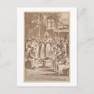 Carte Postale Meeting de Prayer (pen & ink on paper