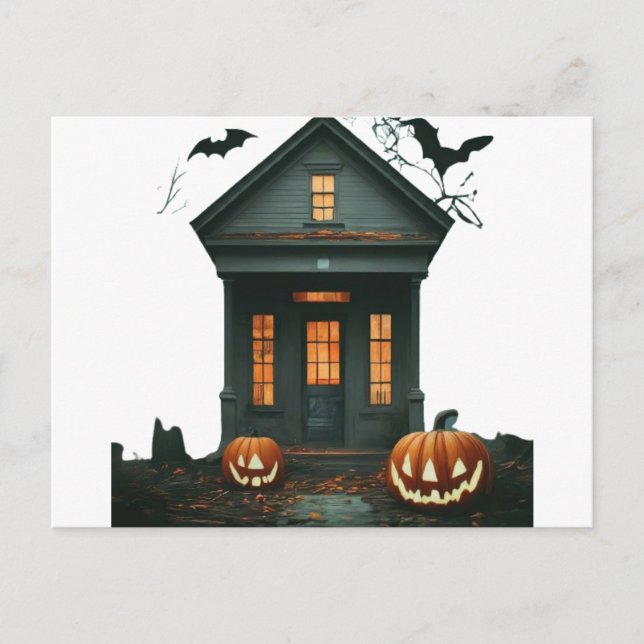 Carte Postale "Méfiez-vous du ghoul fantôme (Devant)