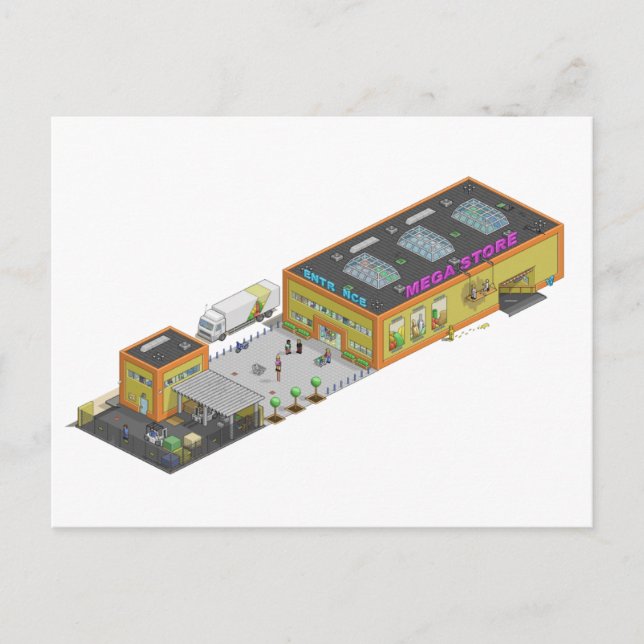 Carte Postale Megastore (Devant)