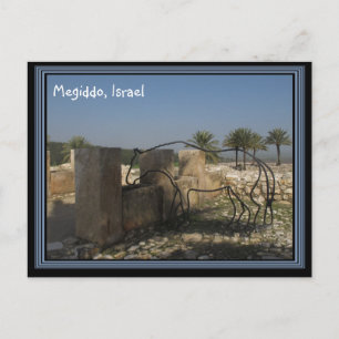 Carte postale Megiddo Israel