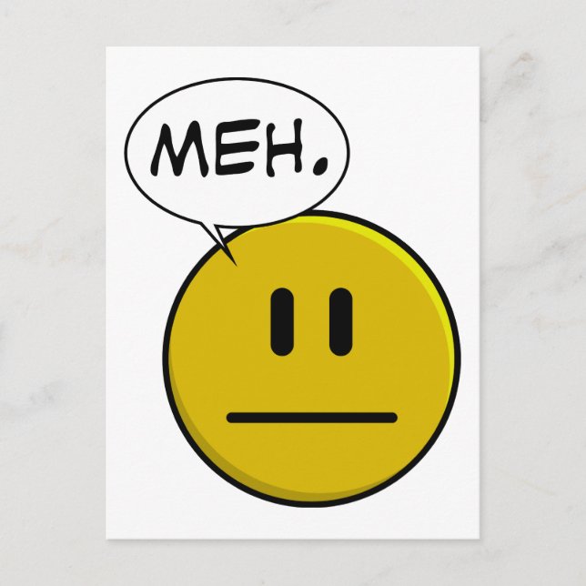 Carte Postale Meh (Devant)