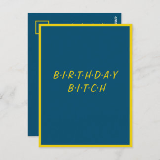 Carte Postale Meilleur ami plaisir JOYEUX ANNIVERSAIRE simple pe