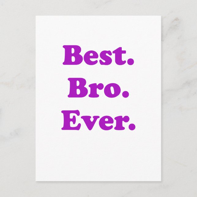 Carte Postale Meilleur Bro (Devant)