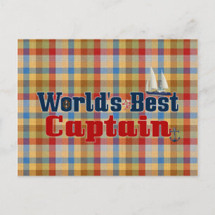 Carte Postale Meilleur capitaine du monde