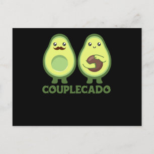 Carte Postale Meilleur couple Avocado Couple Mieux demi-enceinte