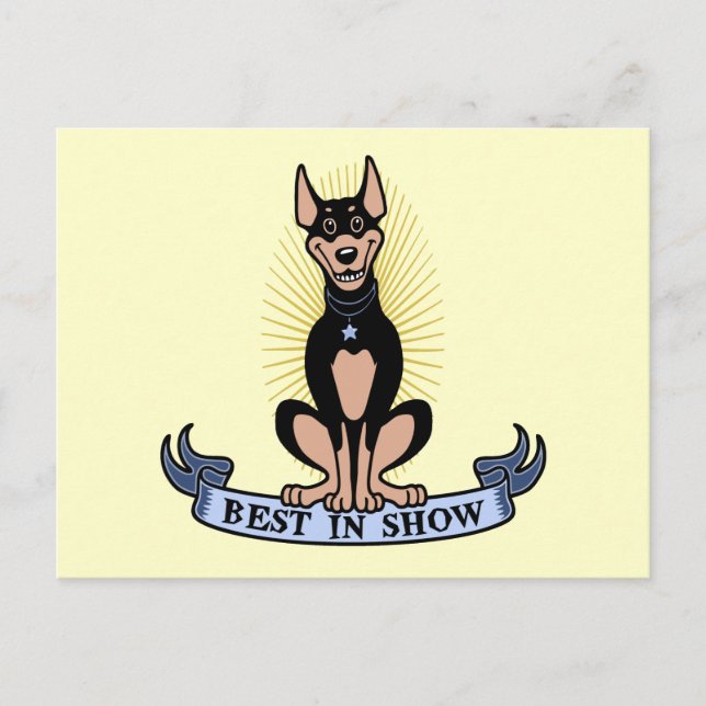 Carte Postale Meilleur dans le spectacle -Dobe (Devant)