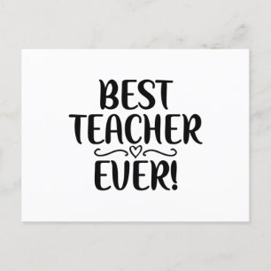 Carte Postale Meilleur enseignant jamais
