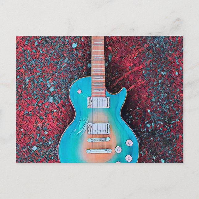 Carte Postale Meilleur guitariste de tous les temps (Devant)