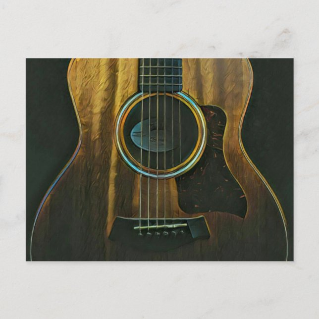Carte Postale Meilleur guitariste de tous les temps (Devant)