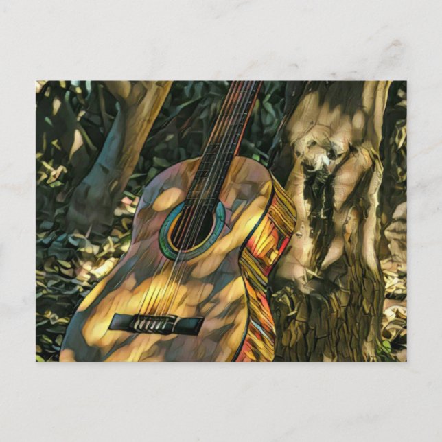 Carte Postale meilleur guitariste jamais (Devant)