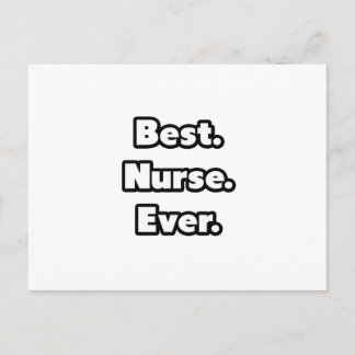 Carte Postale Meilleur. Infirmière. Jamais.