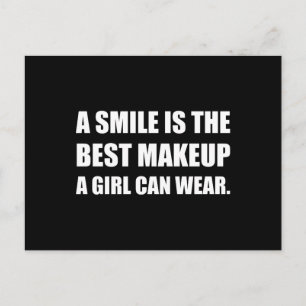 Carte Postale Meilleur maquillage du sourire
