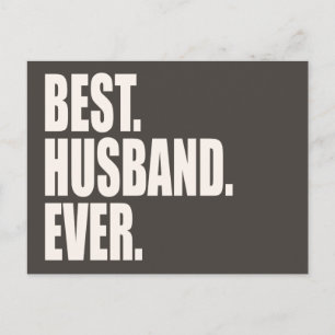 Carte Postale Meilleur. Mari. Jamais.