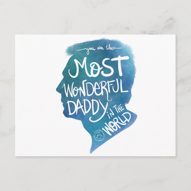 Carte Postale Meilleur papa (Devant)