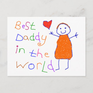 Carte Postale Meilleur papa au monde