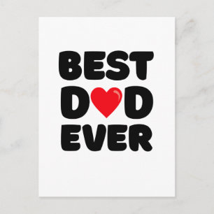 Carte Postale Meilleur Papa de tous les temps