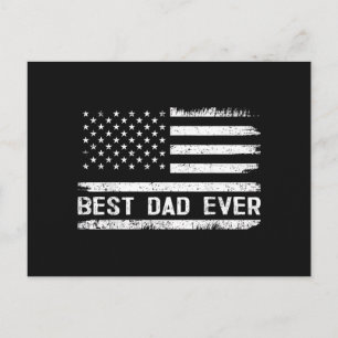 Carte Postale Meilleur Papa de tous les temps avec des Cadeaux d