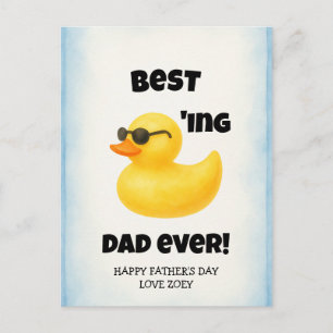 Carte Postale Meilleur Papa de Tous les Temps Fête des Pères