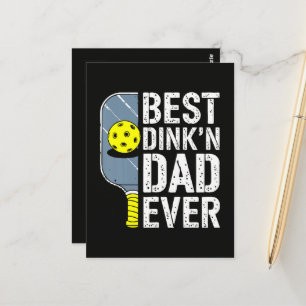 Carte Postale Meilleur Papa Dink'N Ever Pickleball