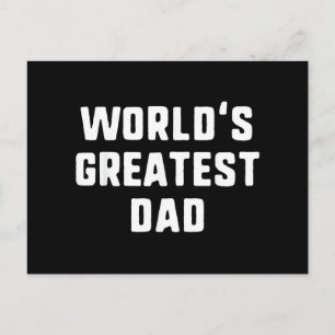Carte Postale Meilleur Papa du Monde Drôle de Famille
