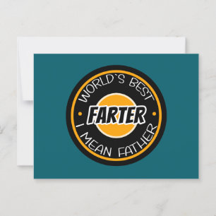 Carte Postale Meilleur Petard du Monde Je Veux Dire Papa
